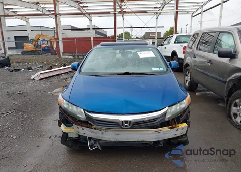 2012 Honda Civic Ex-L z USA, uszkodzony, nr VIN 2HGFB2F92CH535645